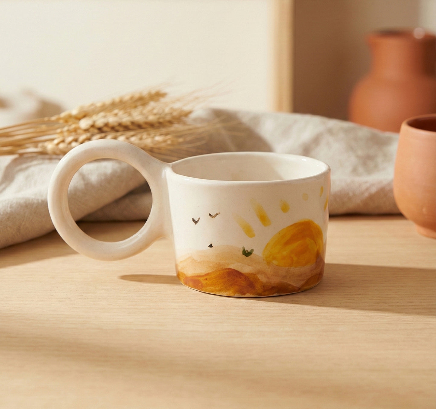 Seramik Kupa - Halka Kupa Miami