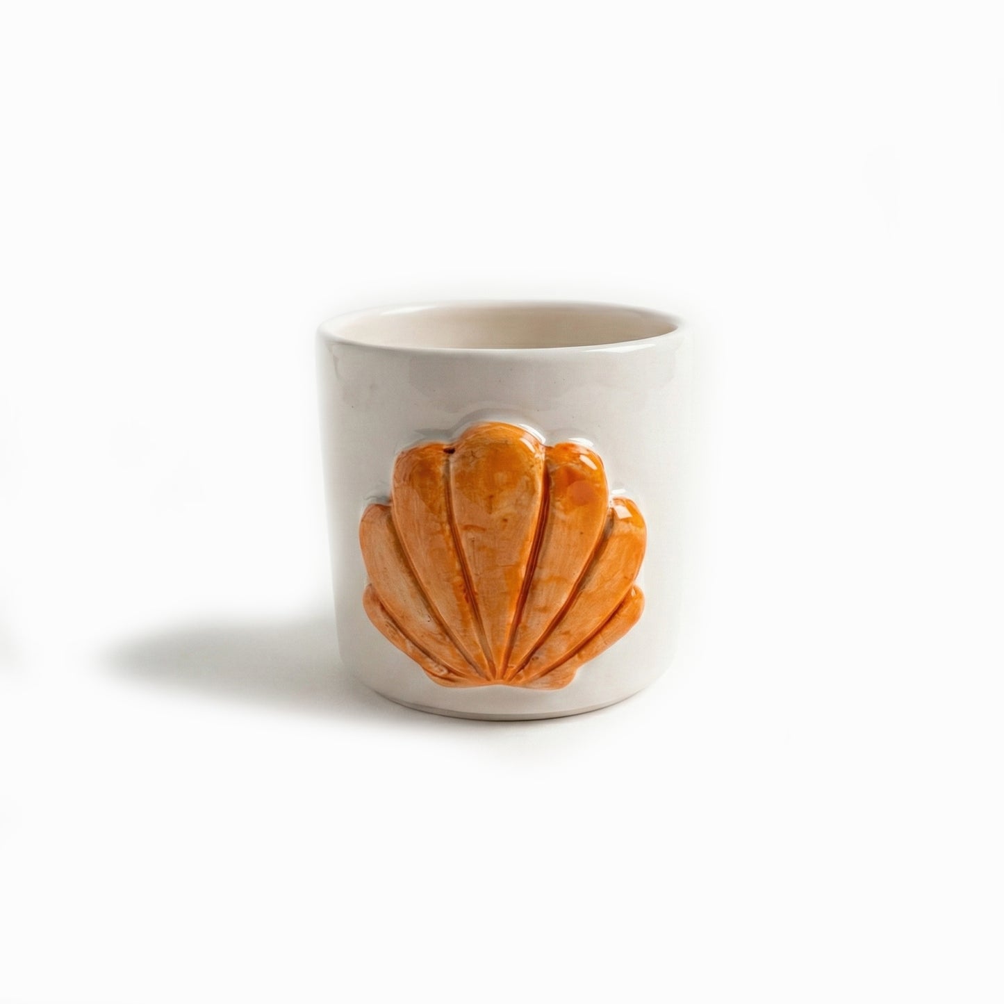 Seramik Kupa - Deniz Kabuğu 3 Boyutlu