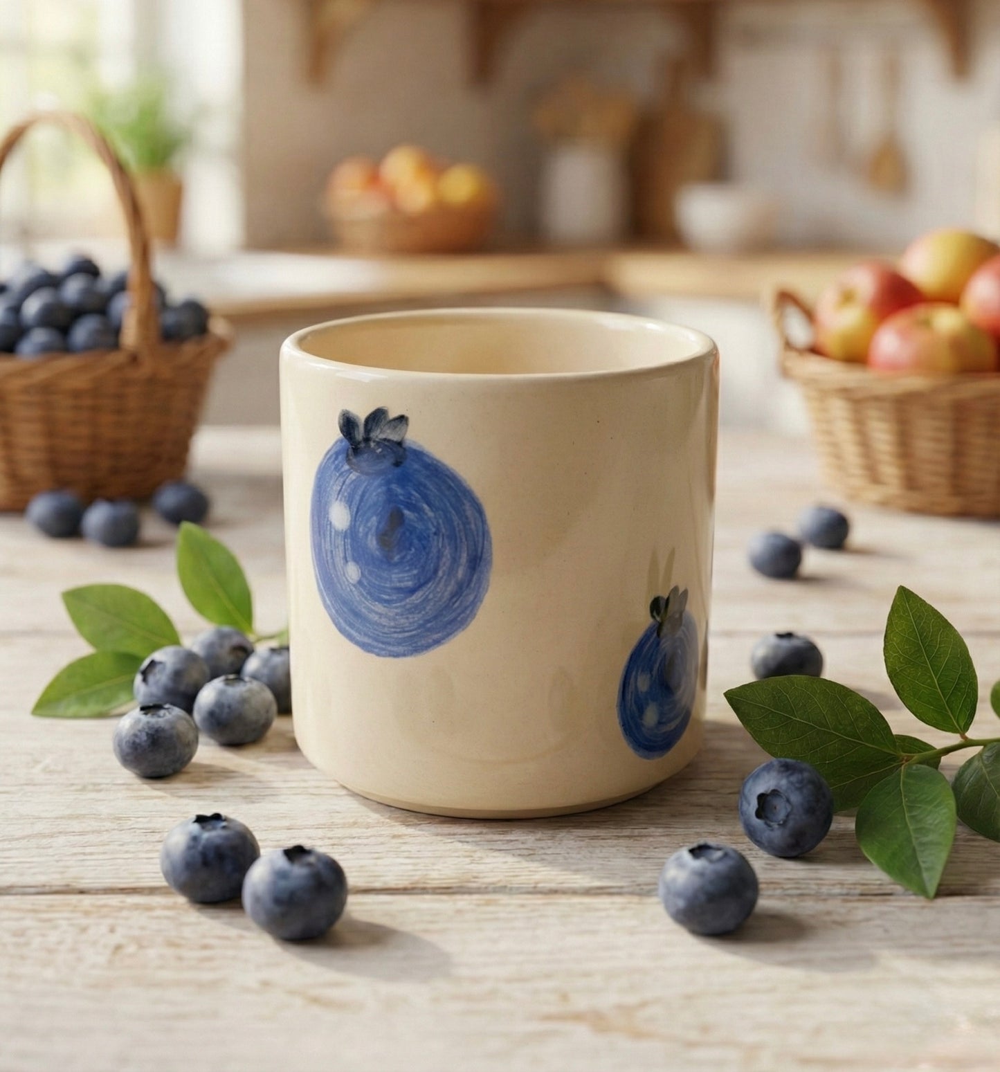 Seramik Kupa - Blueberry