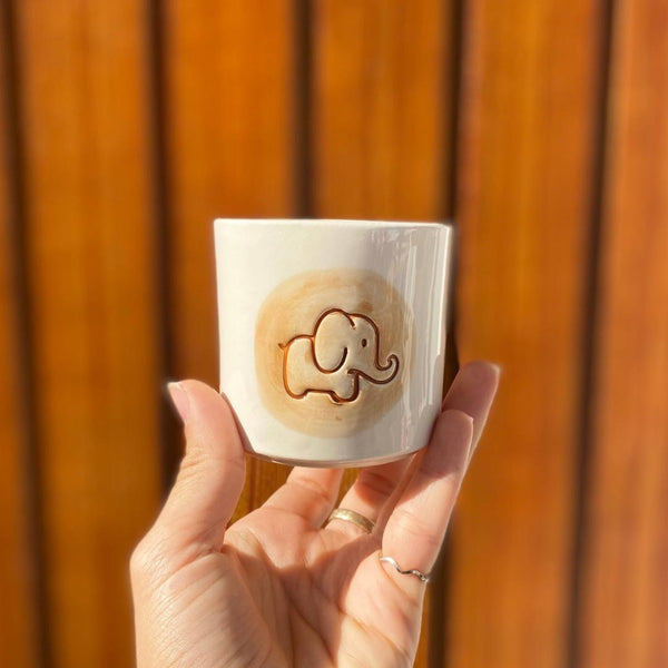 Seramik Kupa - Bebek Fil Kısa