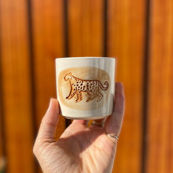 Seramik Kupa - Panter