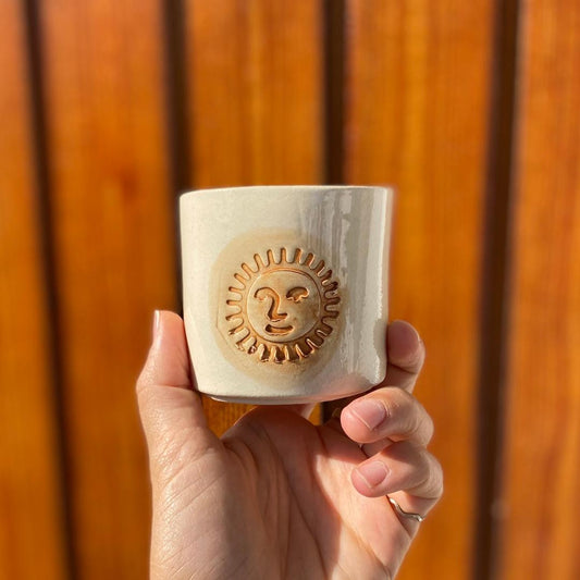 Seramik Kupa - Sun Face Short