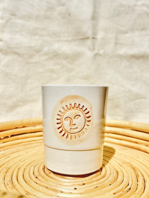 Seramik Kupa - Sun Face