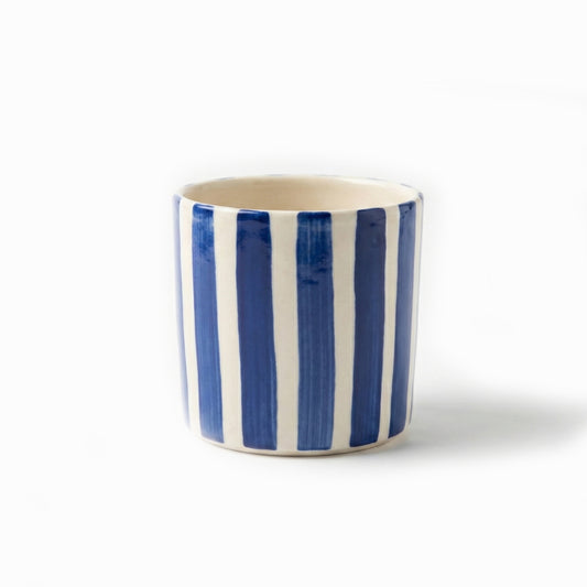 Seramik Kupa - Mavi Çizgi