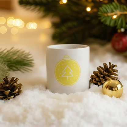 Seramik Kupa - Sarı Çam Ağacı