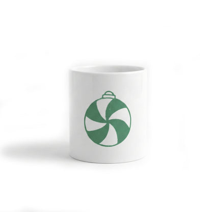 Seramik Kupa - Yılbaşı Süsü Yeşil