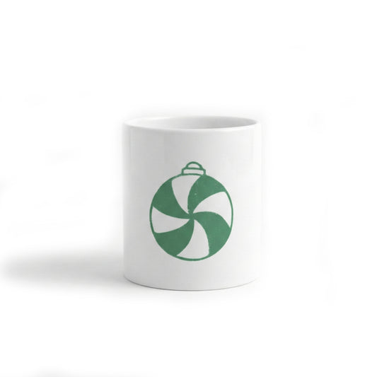 Seramik Kupa - Yılbaşı Süsü Yeşil