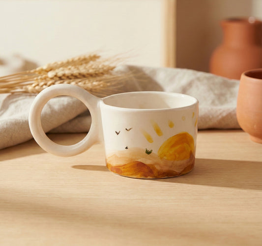 Seramik Kupa - Halka Kupa Miami