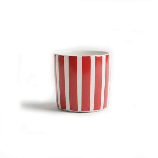 Seramik Kupa - Kırmızı Çizgi