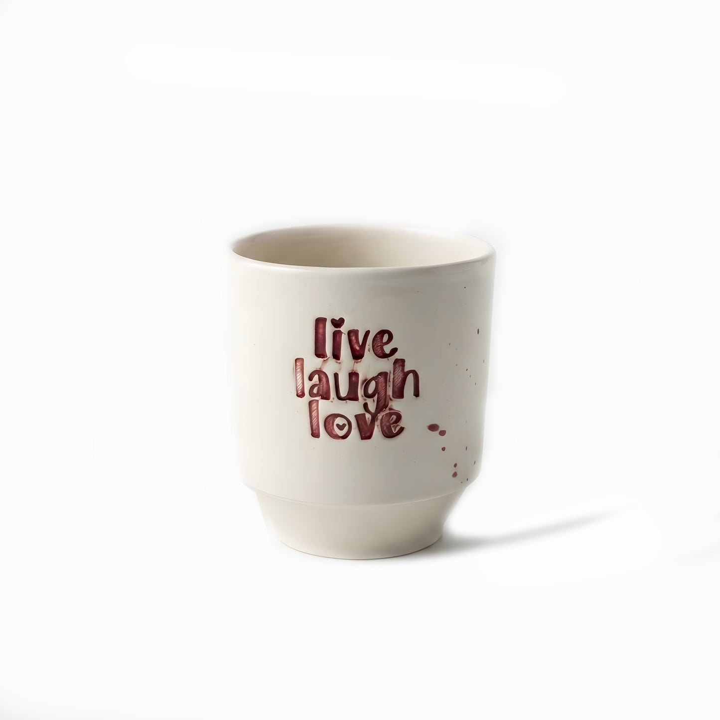 Seramik Kupa - Live Laugh Love