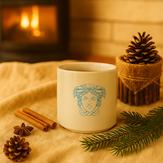 Seramik Kupa - Medusa Blue