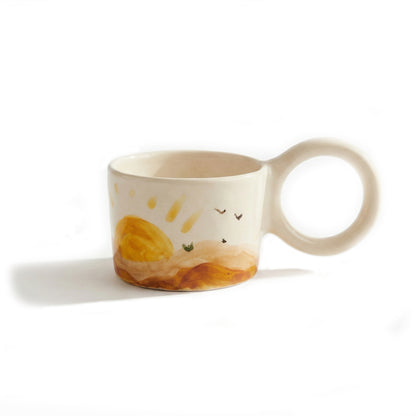 Seramik Kupa - Halka Kupa Miami