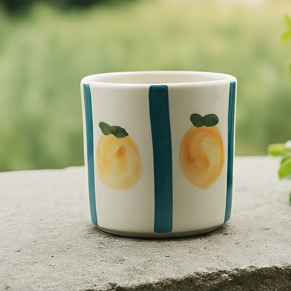 Seramik Kupa - Şeftali