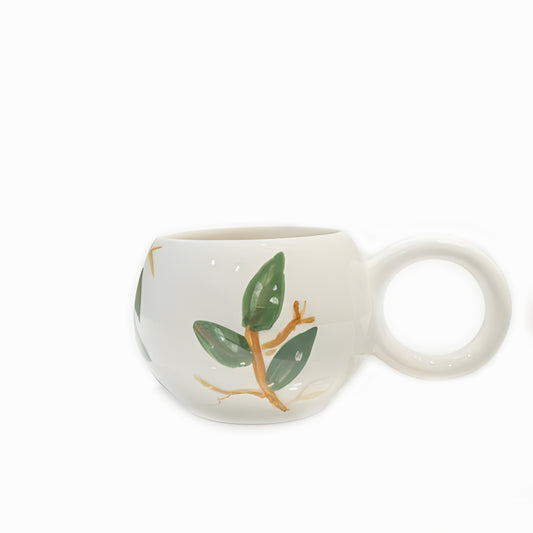 Seramik Kupa - Zeytin Dalı